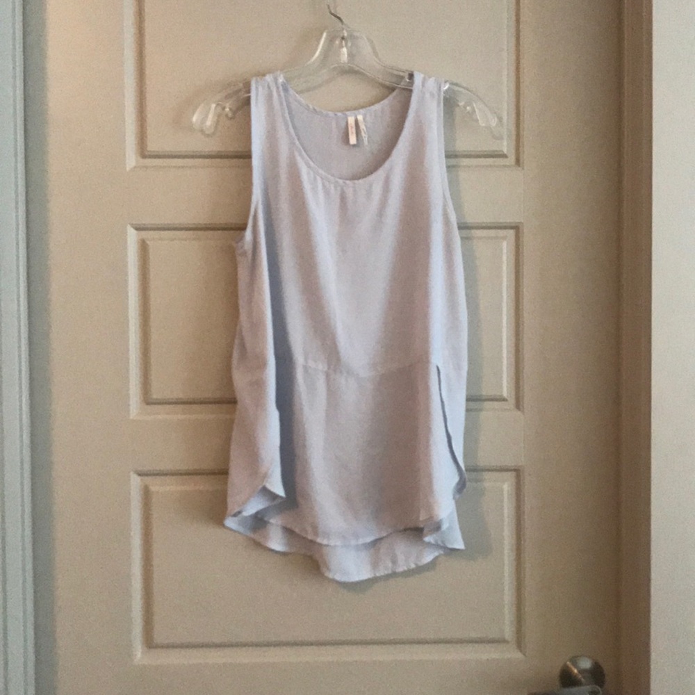 Periwinkle chiffon blouse